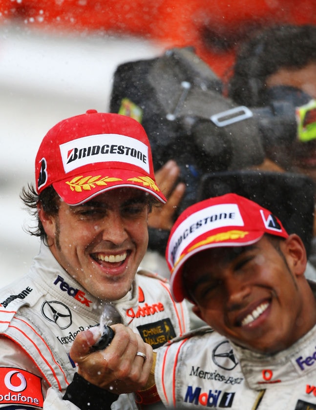 fernando alonso. Fernando Alonso and Lewis
