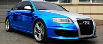 Audi RS6 Blue Chrom