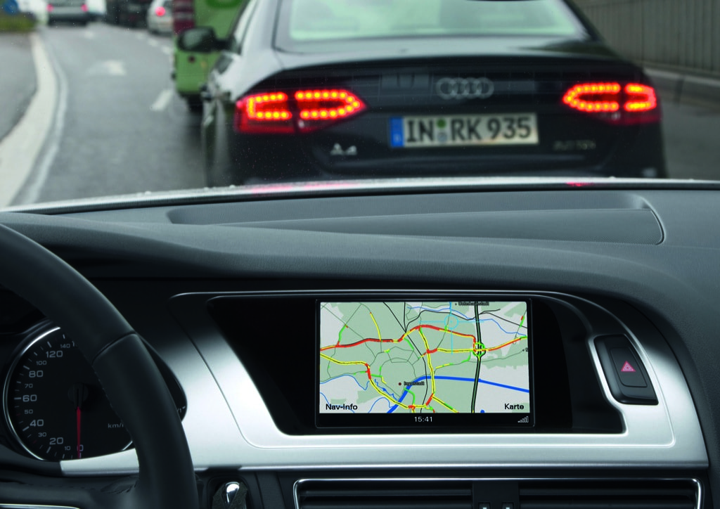 Traffic information, traffic jam - Audi travolution Project Explained ...