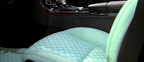 Turquoise Seats in Mercedes SLK