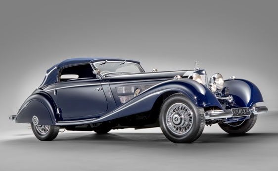 maharajah of indores 1937 mercedes 540k cabriolet a up for auction 35426 2 Car Auction Results