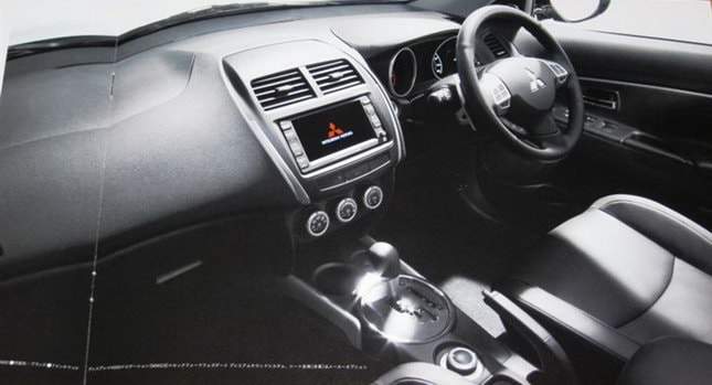 Mitsubishi ASX Crossover Interior Leaked Photo