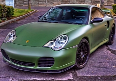 Porsche 911 Matte Army Green