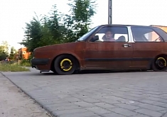 Rusty VW Golf