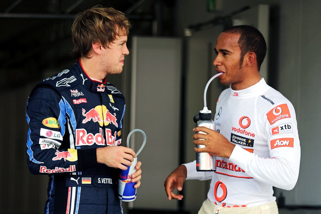 Vettel và Hamilton